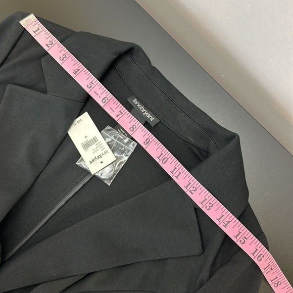Lane Bryant Black One Button Closure Stretch Blazer Sz 14 Office Career - Picture 10 of 14